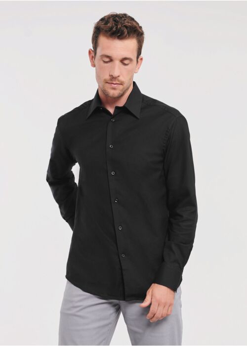 Men's Long Sleeve Tailored Oxford Shirt Thumbnail