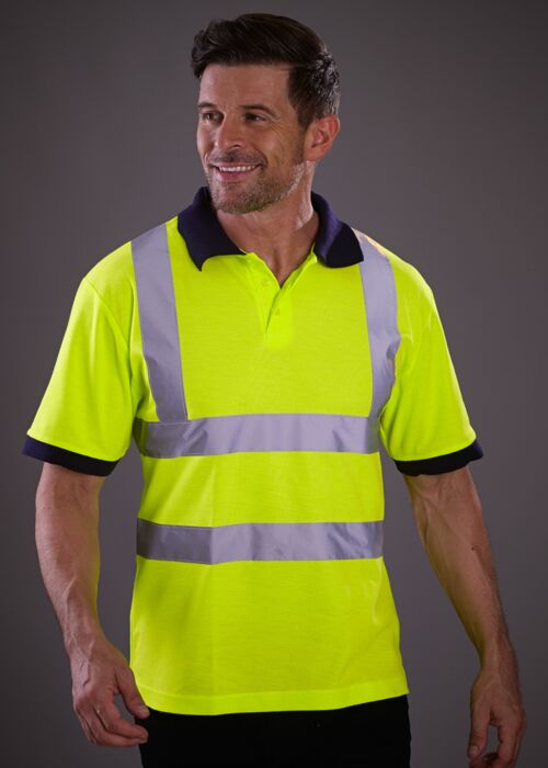 Hi-Vis Short Sleeve Polo Shirt Thumbnail