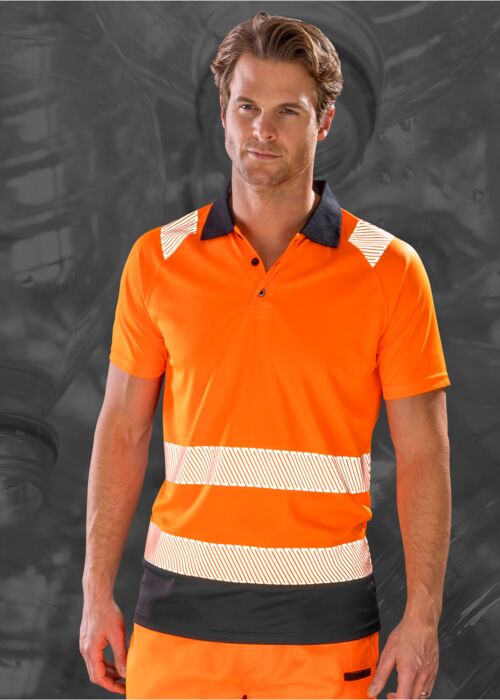 Recycled Safety Polo Shirt Thumbnail