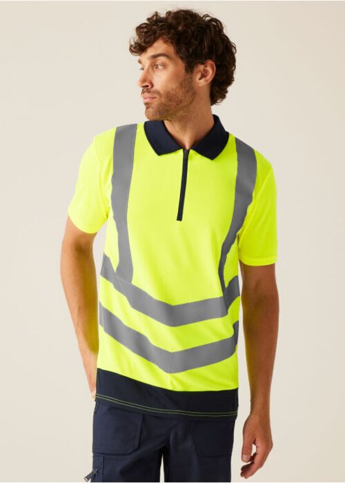 Pro Two Tone Wicking Polo Shirt Thumbnail