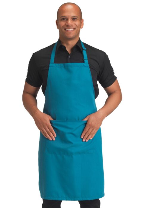 Recycled Bib Apron With Pocket Thumbnail